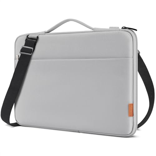 DOMISO 17,3 Pouces Housse Ordinateur Portable Gris Imperméable