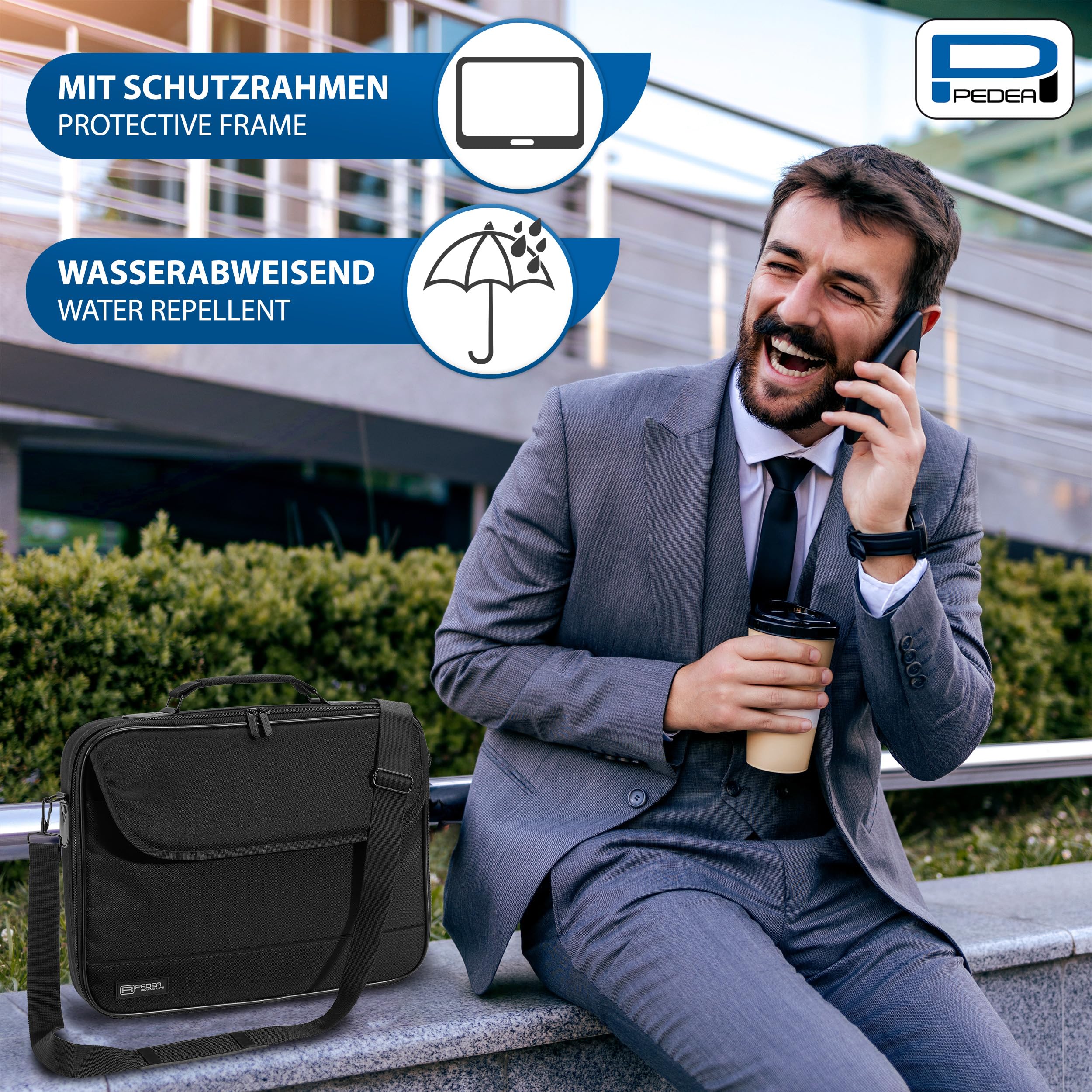 Pedea sac ordinateur portable 15,6 pouces noir