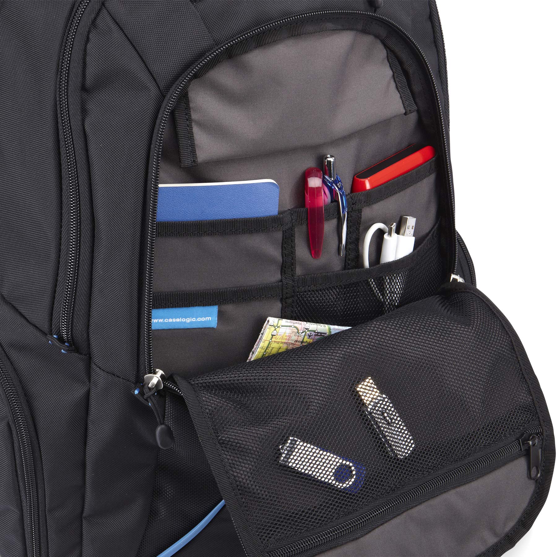 Case Logic BEBP-115 sac à dos PC 15,6 noir + batterie