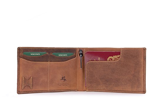 Visconti 726 Jet portefeuille cuir véritable tanné RFID