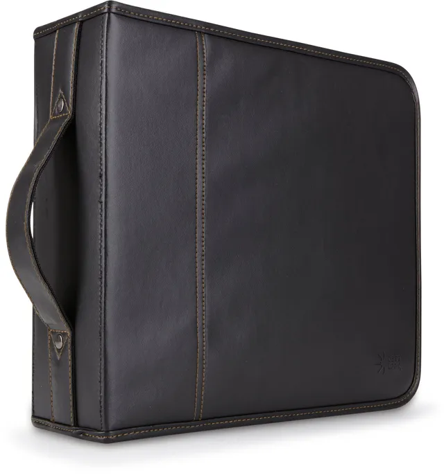 Case Logic KSW208 étui 208 CD simili-cuir noir costaud