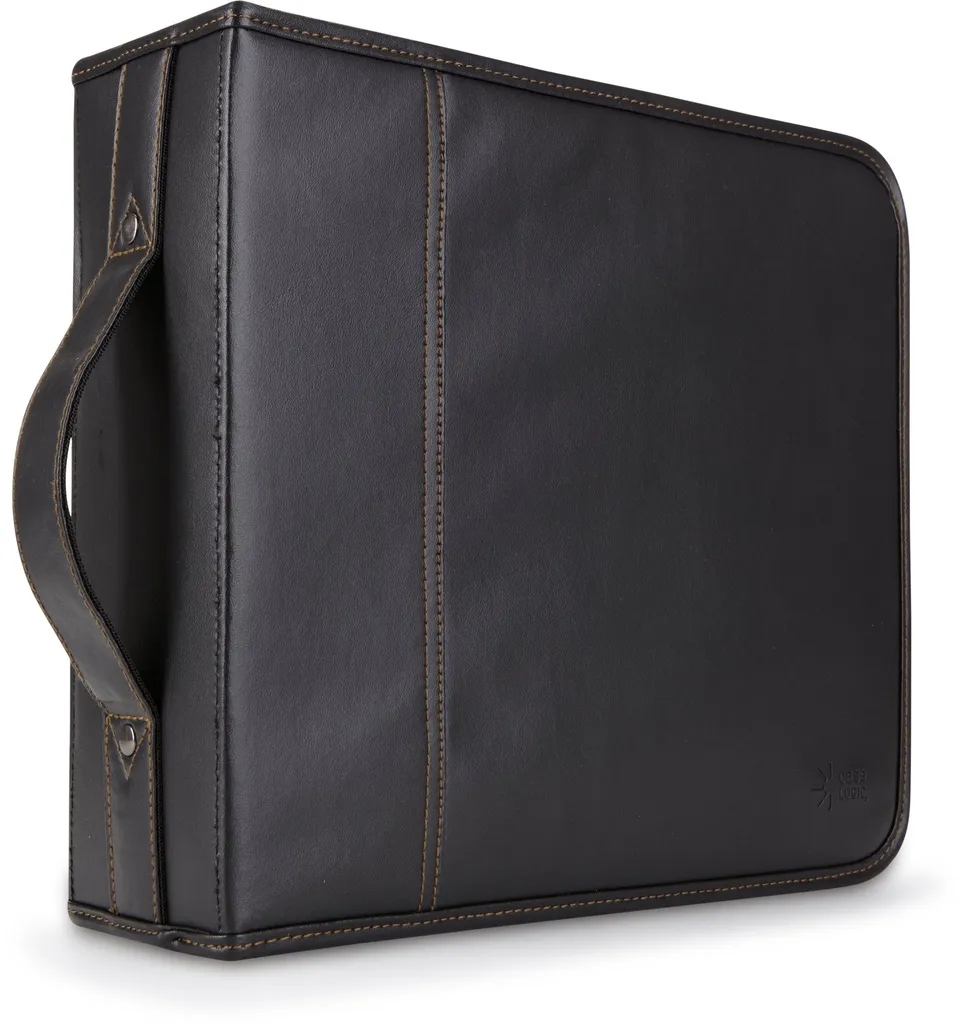 Case Logic KSW208 étui 208 CD simili-cuir noir costaud