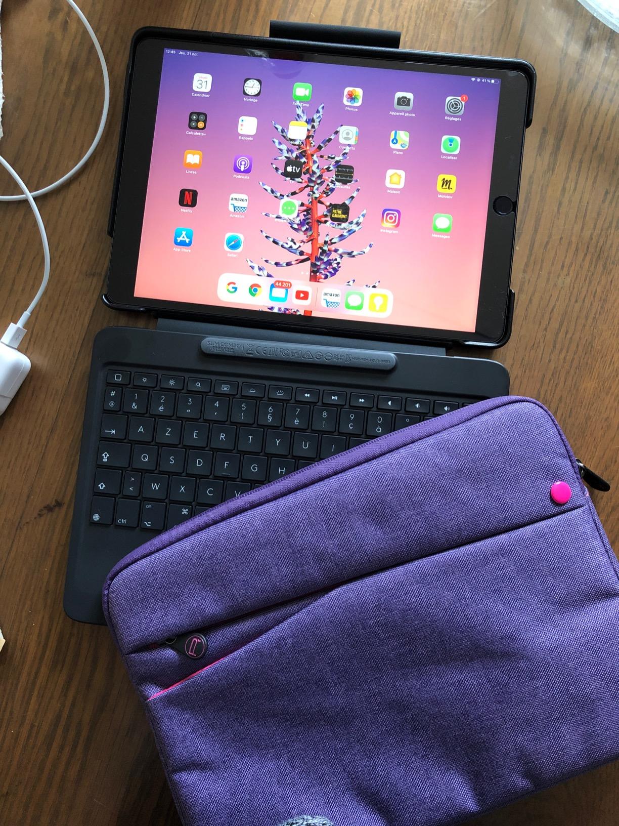 Pedea Fashion housse tablette 11" violette rembourrée