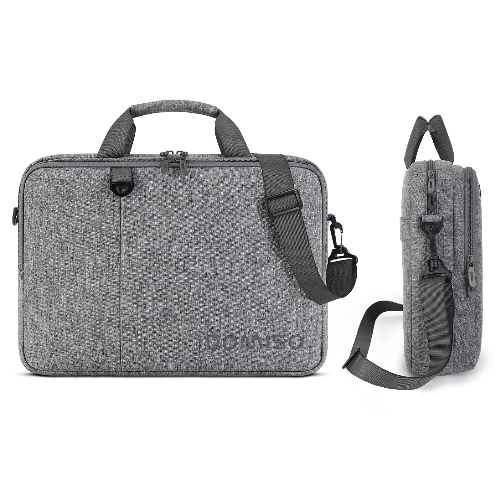 DOMISO 15,6 pouces sacoche PC portable gris imperméable