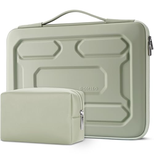 DOMISO Housse ordinateur portable 17 pouces menthe verte antichoc