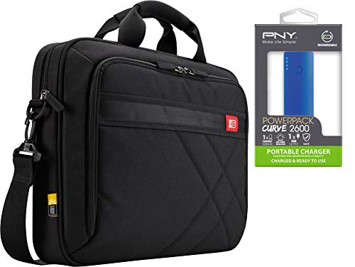 Case Logic DLC-115 sacoche PC 15 noir + batterie PNY