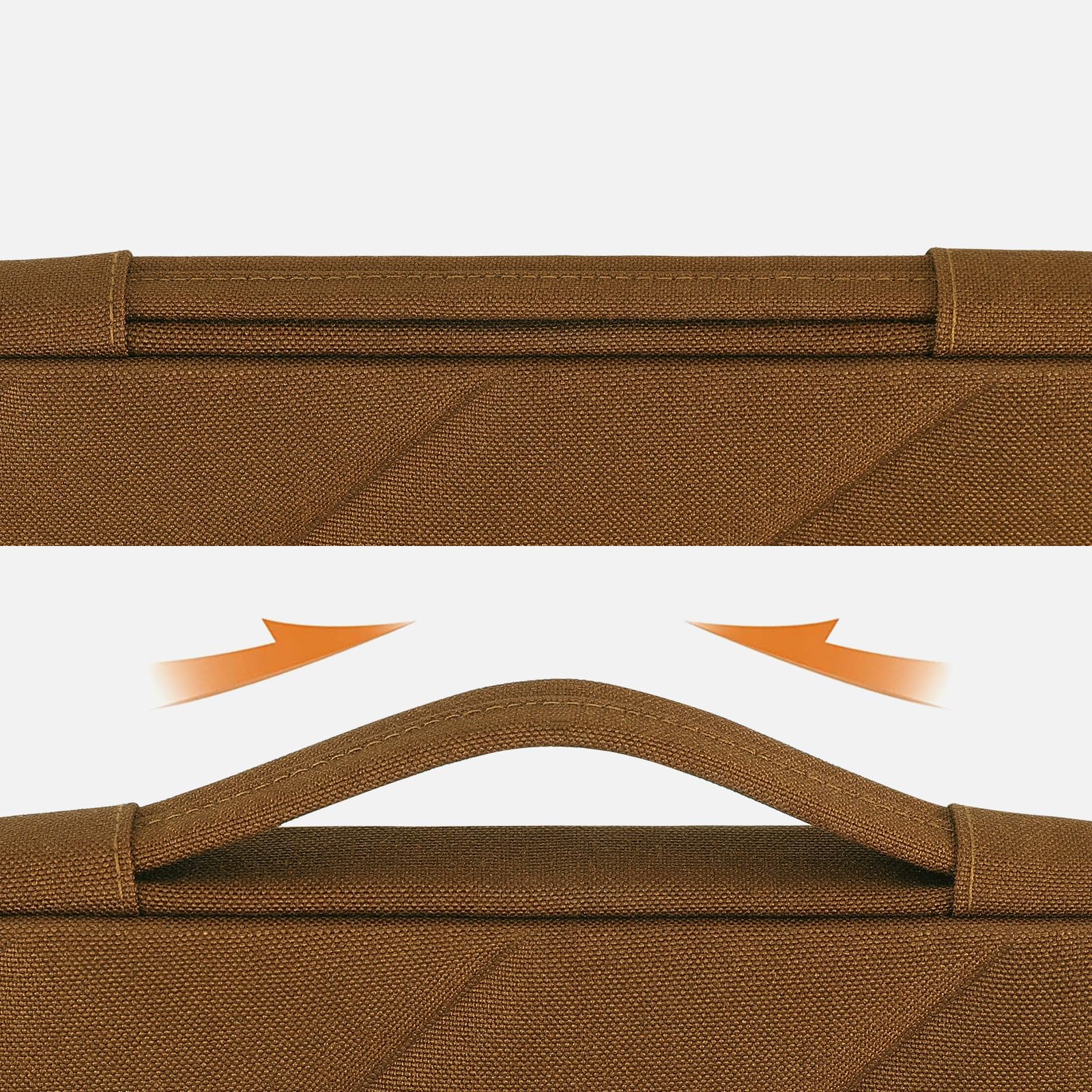 DOMISO 17,3 pouces housse PC portable caramel déperlante