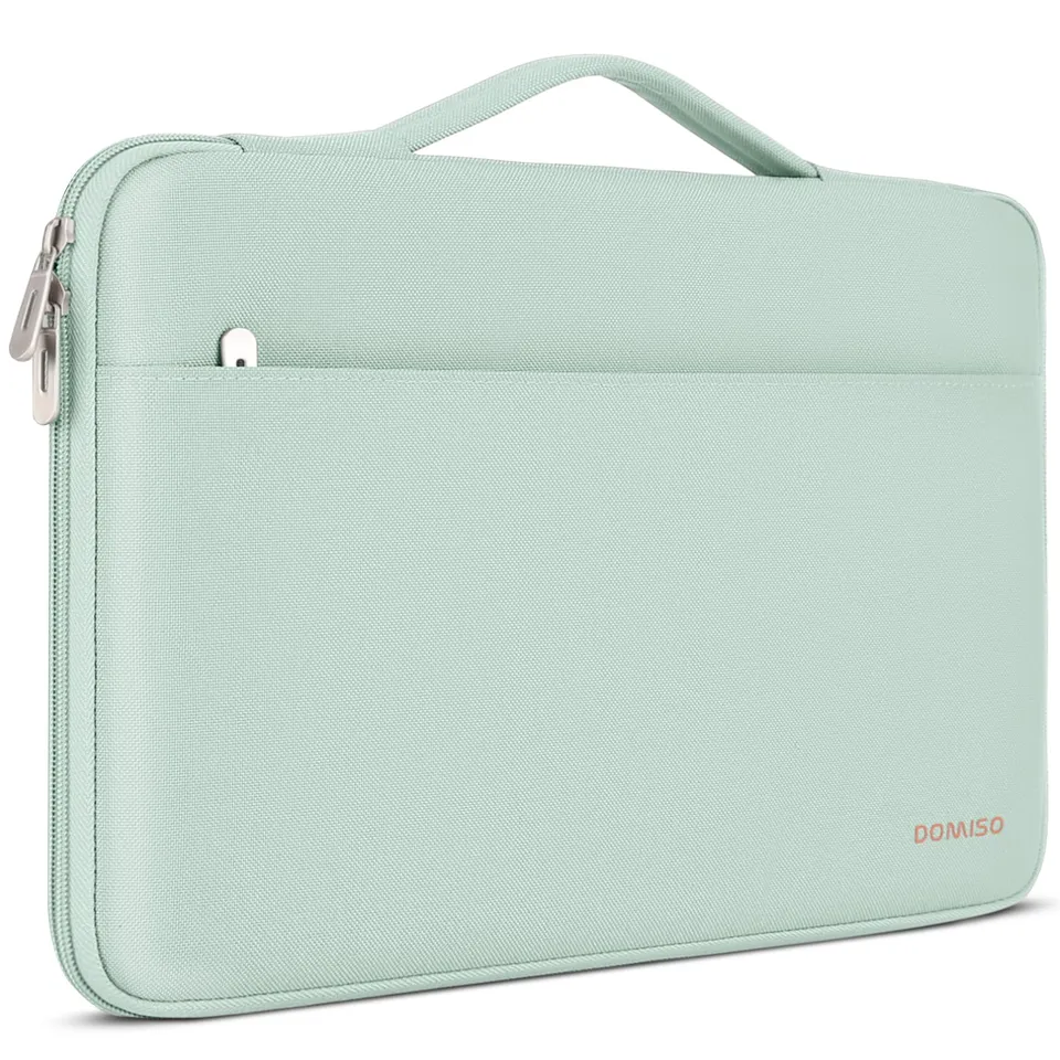 DOMISO 17 Pouces Housse Ordinateur Portable 17,3" Verte Imperméable