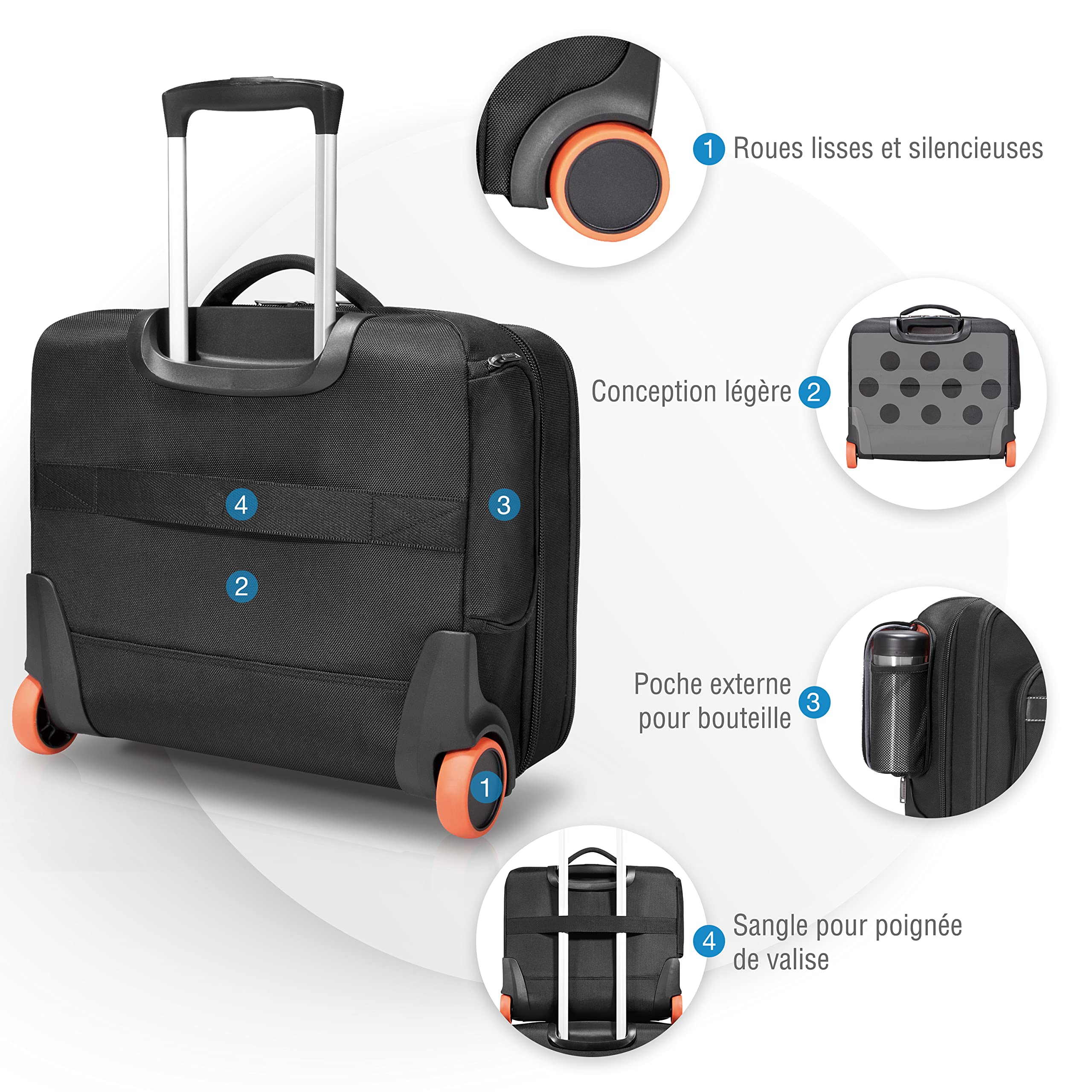 Everki Journey EKB440 trolley 16" noir 27L