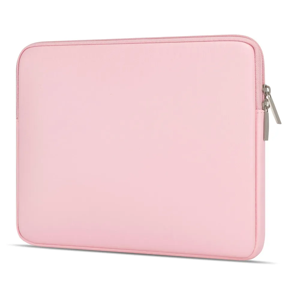 jooeer 13-13,3 pouces housse ordinateur portable rose cuir