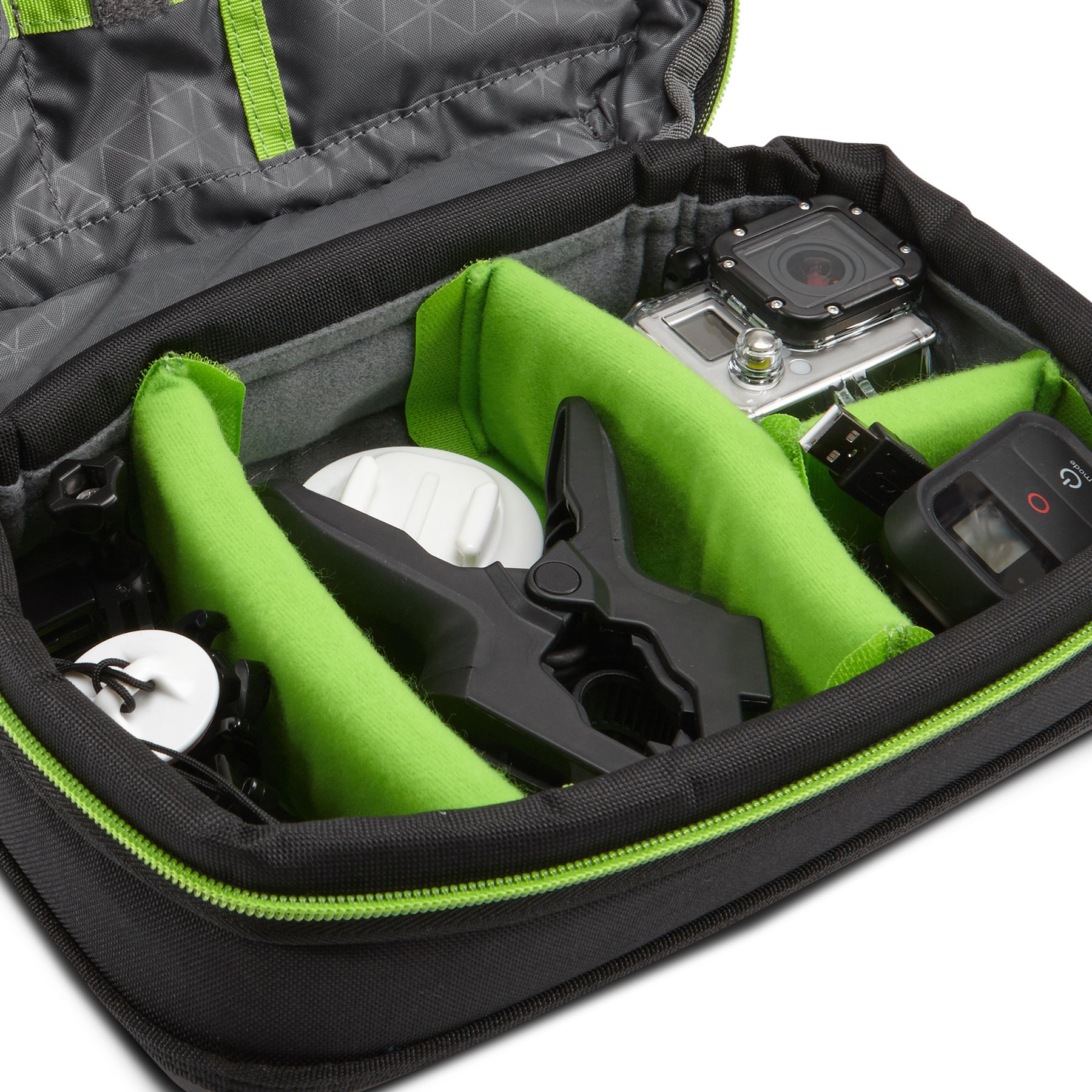 CASE LOGIC KAC101 Étui Caméra Embarquée Noir 2 Places