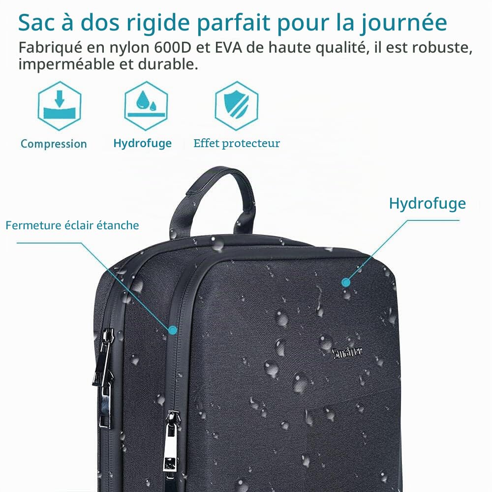 Smatree sac à dos affaires ordinateur rembourré voyage