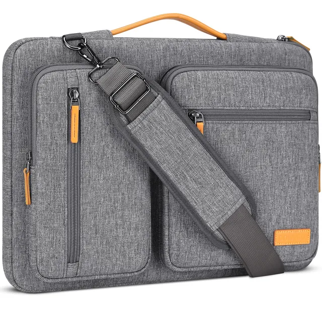 Domiso 17,3" sacoche ordinateur portable grise imperméable
