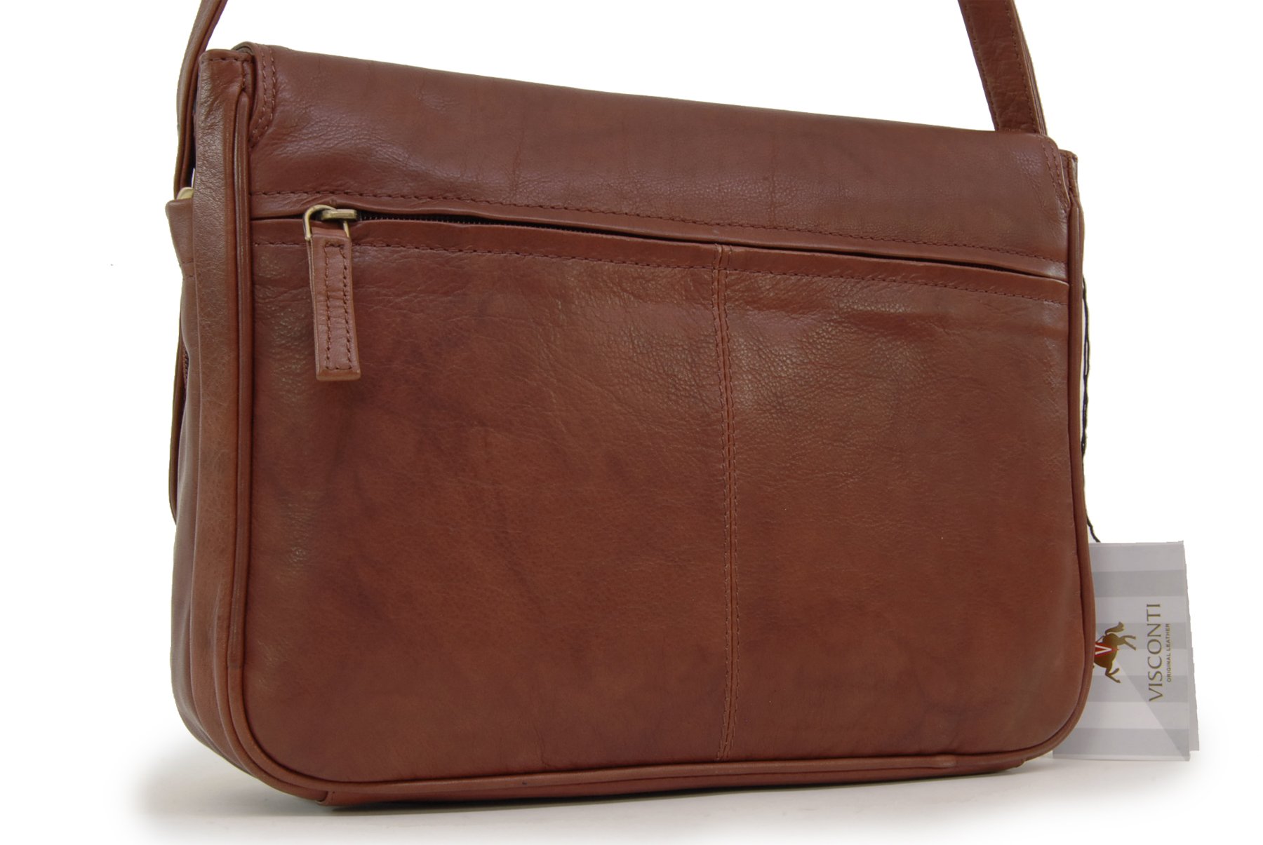 Visconti 03190 Claudia sac bandoulière femme cuir marron