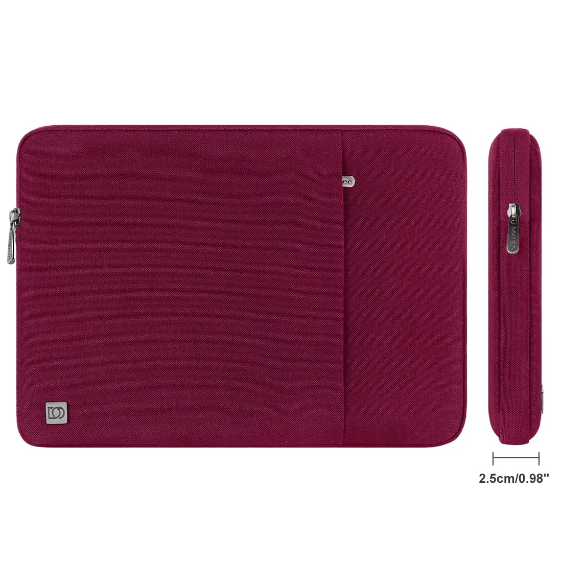 Domiso housse PC 17,3 pouces fuchsia imperméable