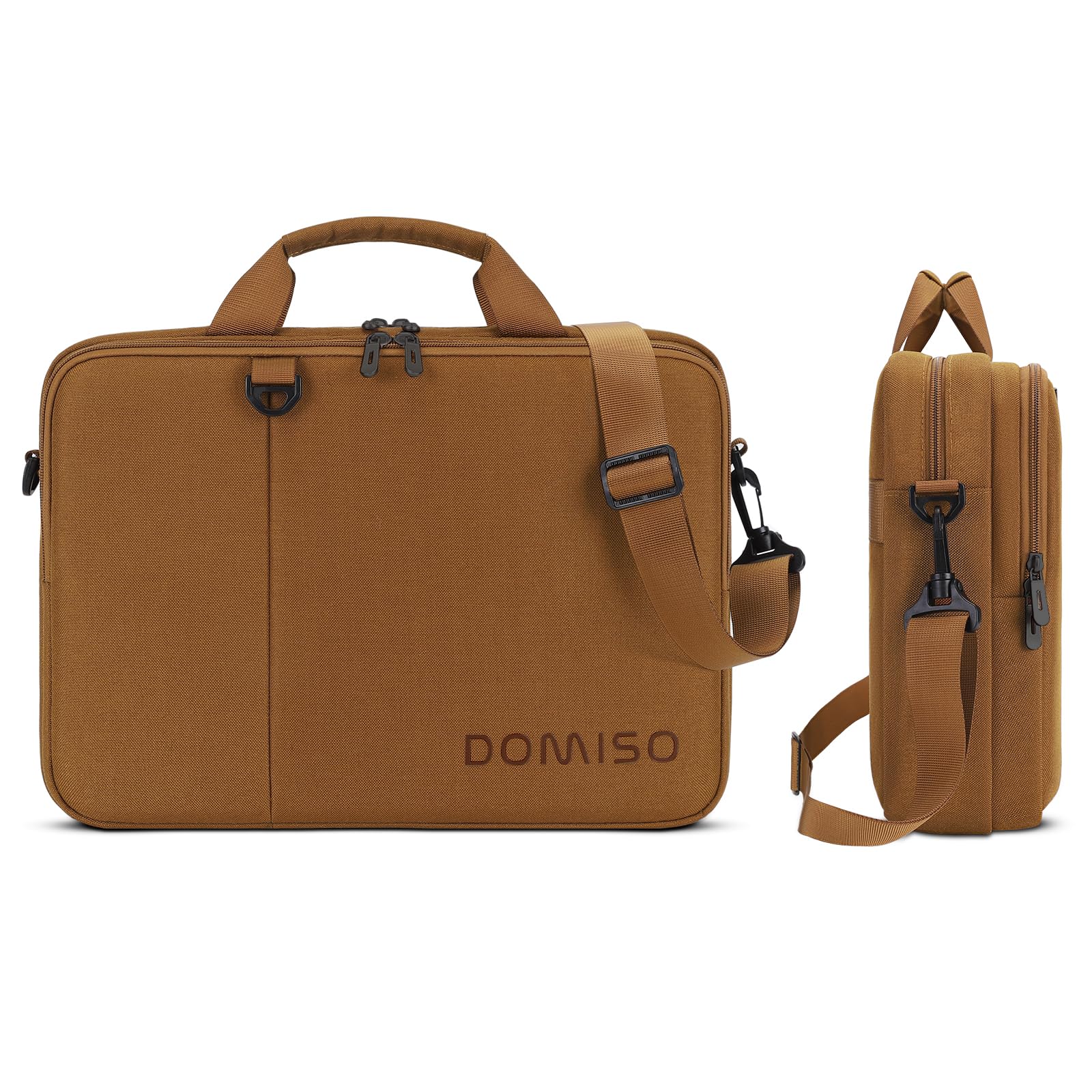 DOMISO 14" sacoche ordinateur portable brun bandoulière