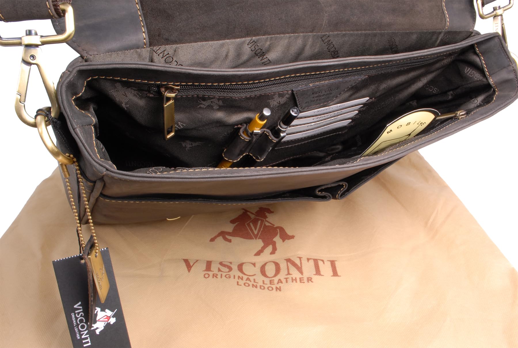 Visconti Berlin 18716 sacoche cuir 15 pouces