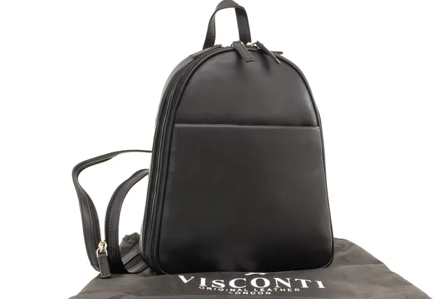 Visconti Angel 18052 sac à dos femme cuir noir iPad