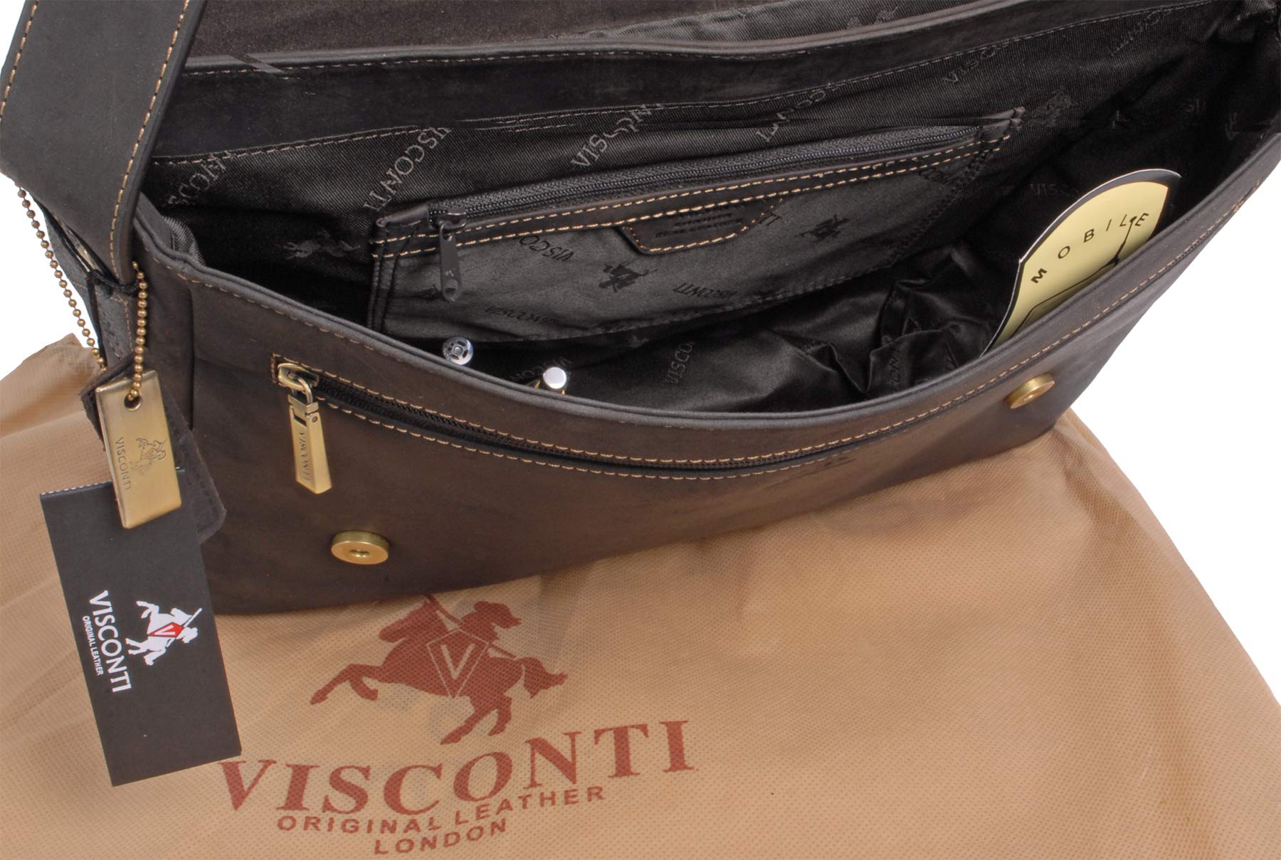 Visconti Texas 18516 sacoche cuir 15 pouces homme