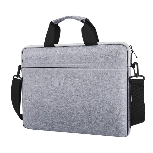 Jooeer pochette ordinateur 13/14/15" grise bandoulière imperméable