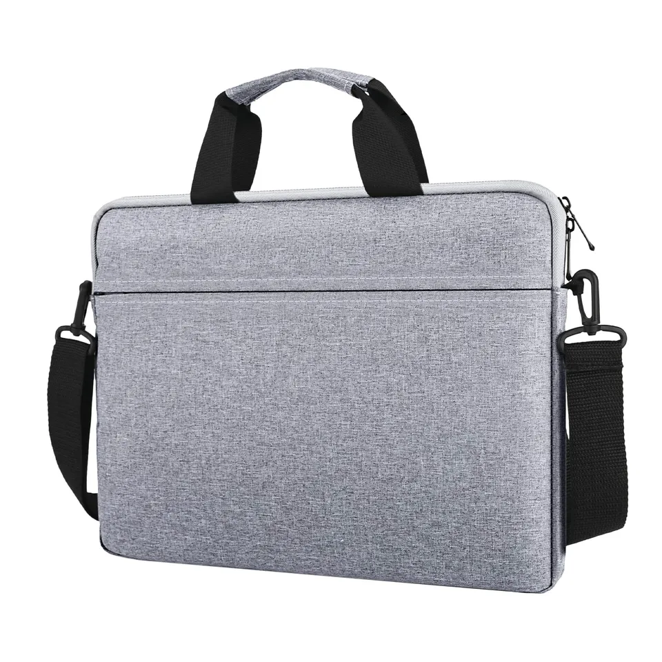 Jooeer pochette ordinateur 13/14/15" grise bandoulière imperméable