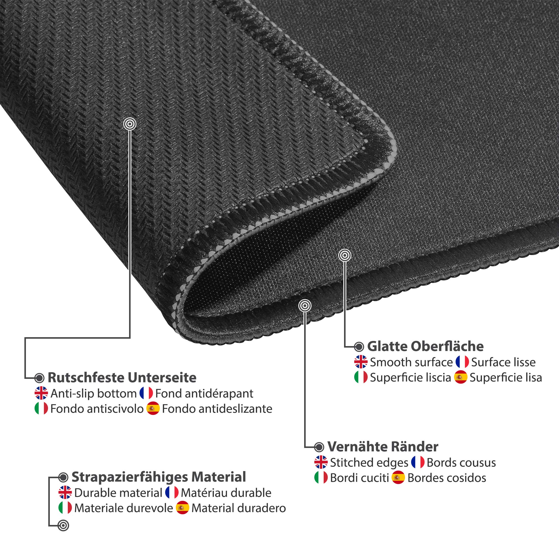 Pedea 67007057 tapis de souris garage 22x18 cm