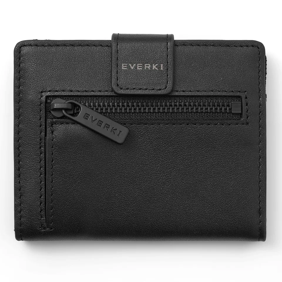 Everki portefeuille homme bifold noir anti-RFID mince