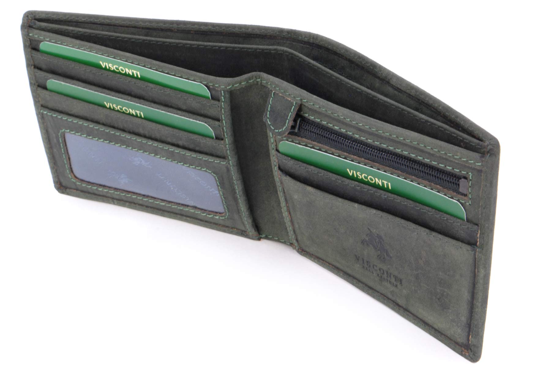 Visconti 707 Shield portefeuille homme cuir marron foncé RFID