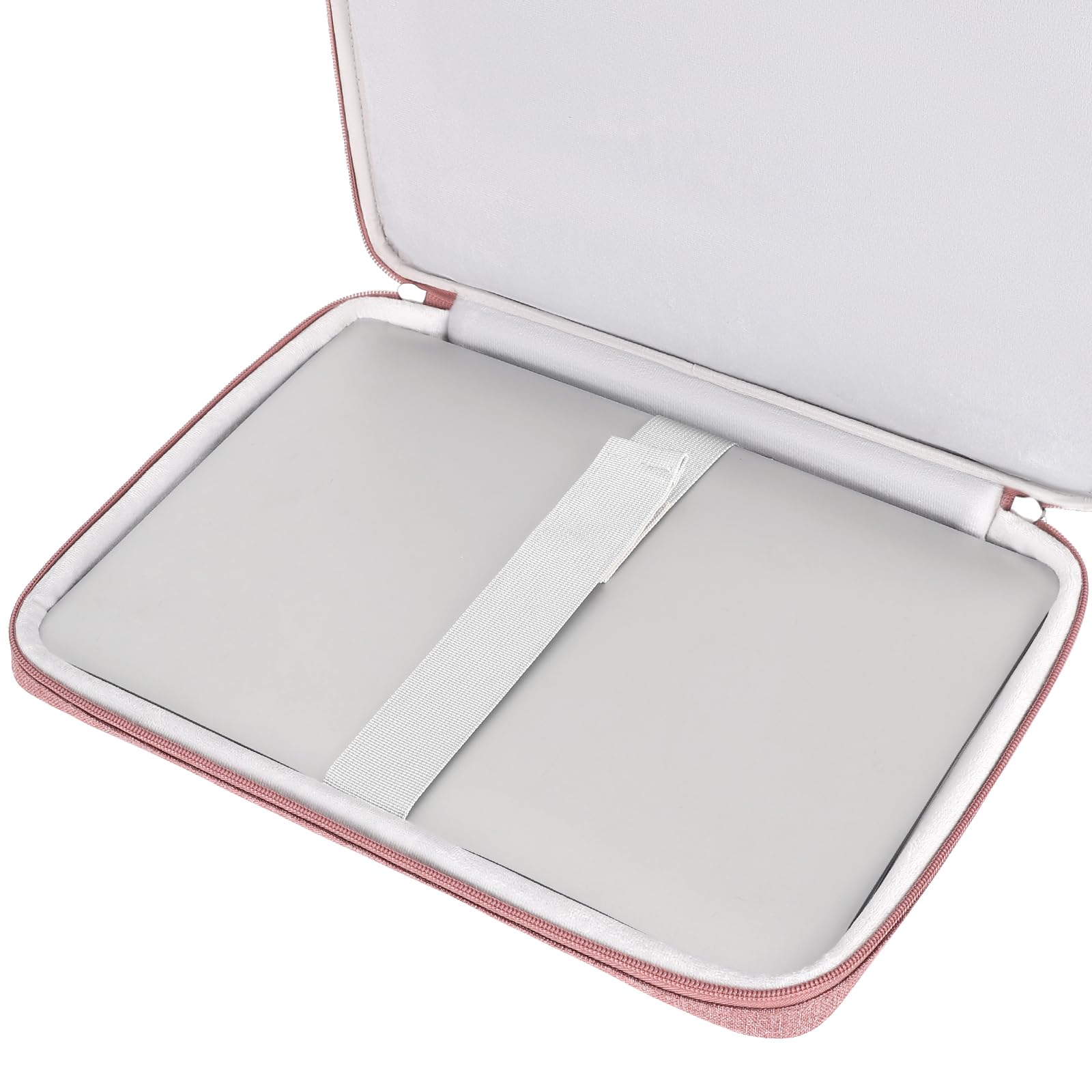 DOMISO 15,6 Pouces Housse Ordinateur Portable Rose Imperméable