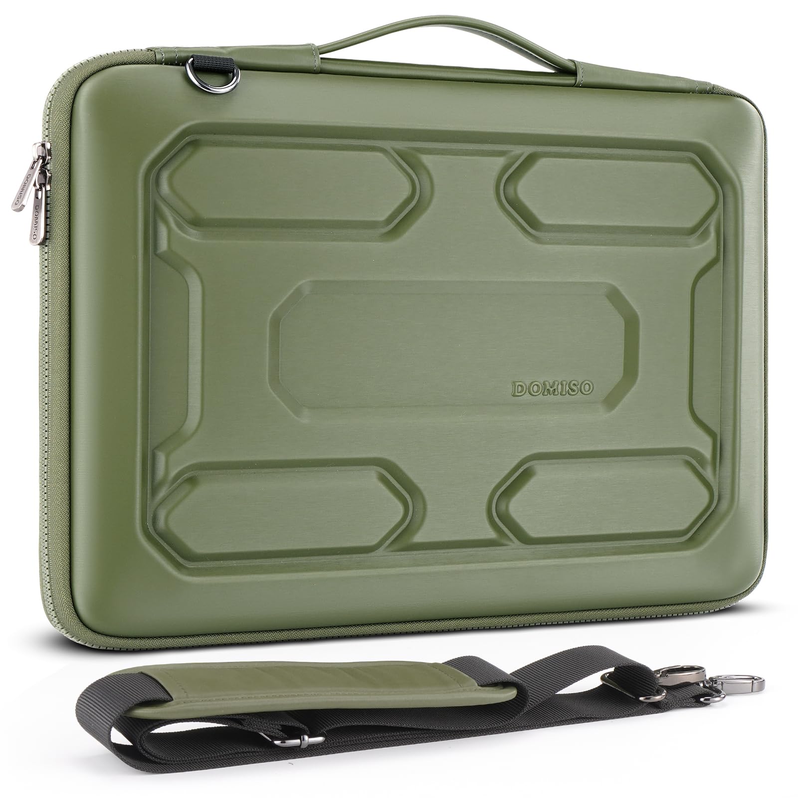 Domiso 17" sacoche 17,3" EVA vert bandoulière