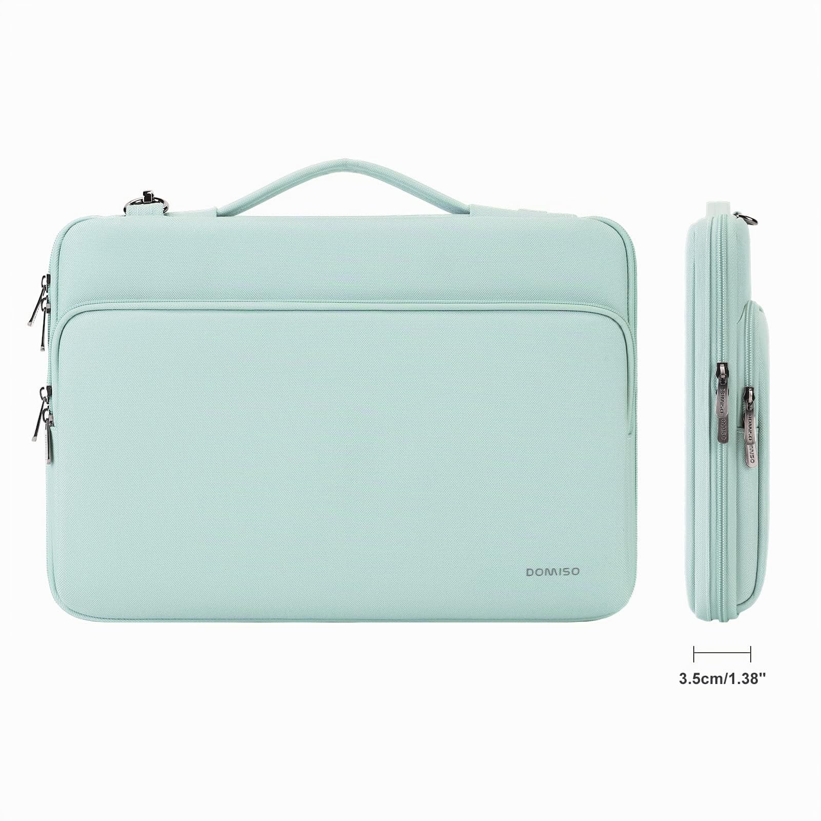 Domiso 15,6" housse PC menthe verte imperméable