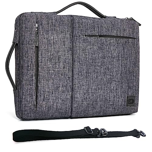 DOMISO Housse ordinateur portable 14 pouces gris imperméable