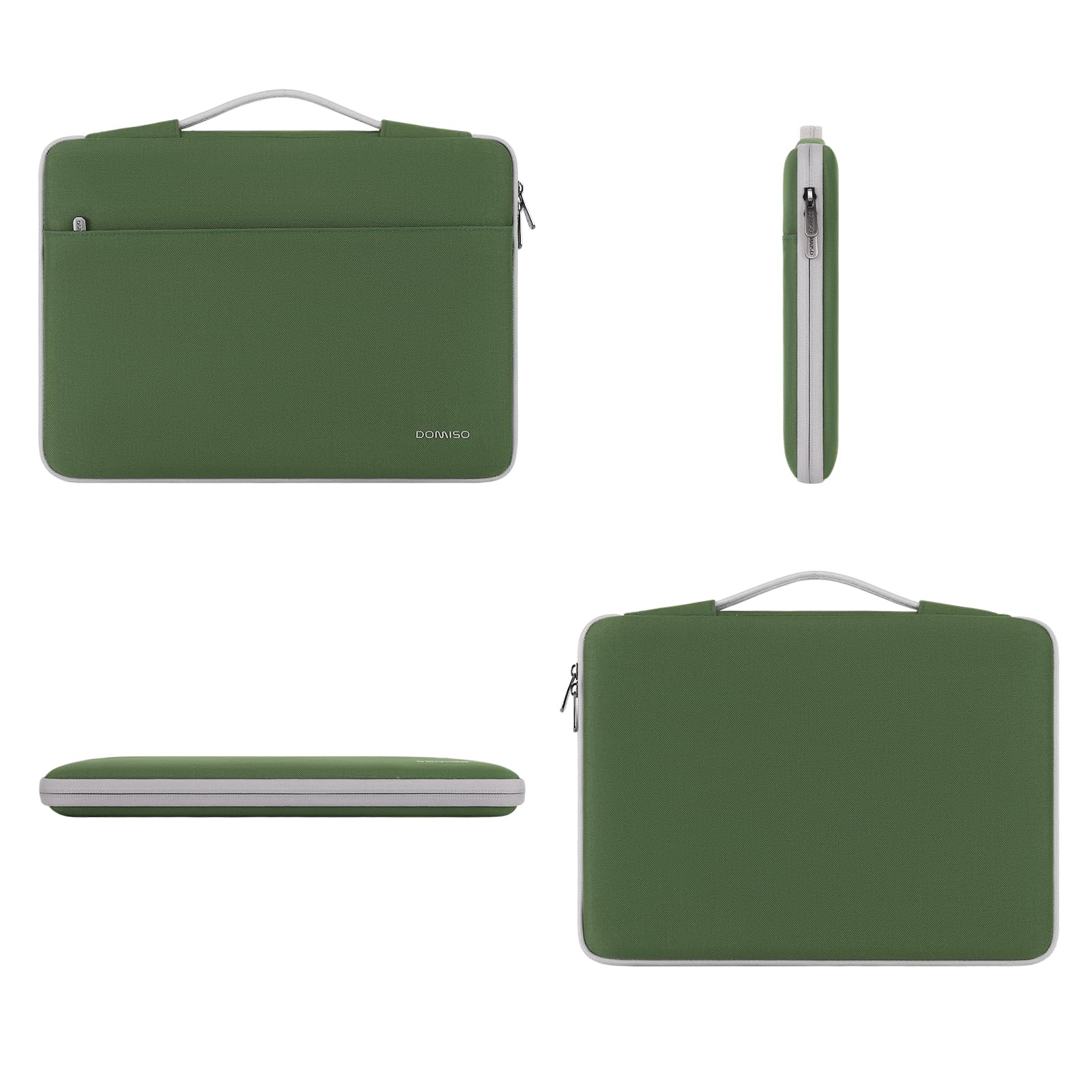 DOMISO 15,6" housse ordinateur vert avocat 5 couches