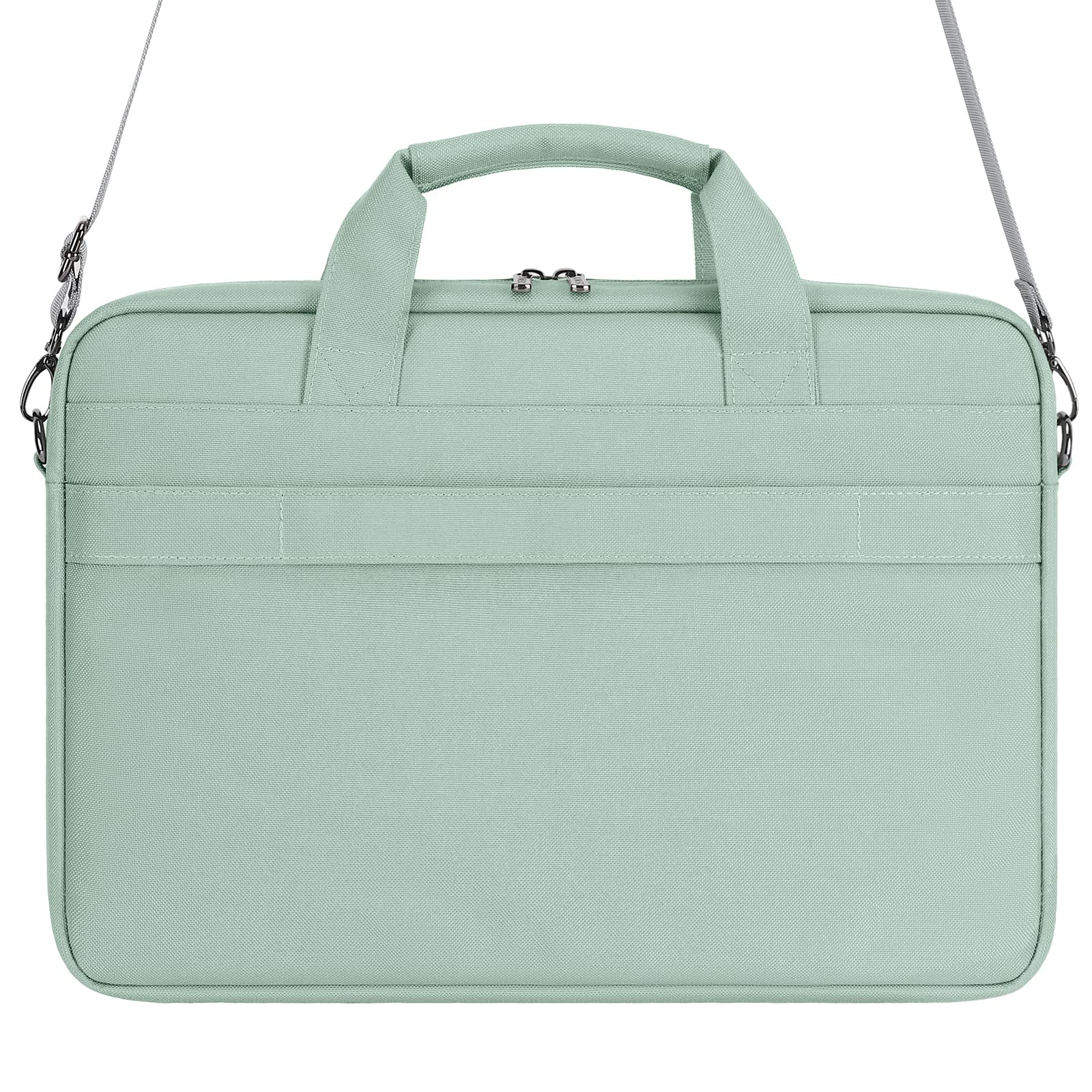 Domiso sacoche ordinateur 17-17,3 pouces vert sauge poches