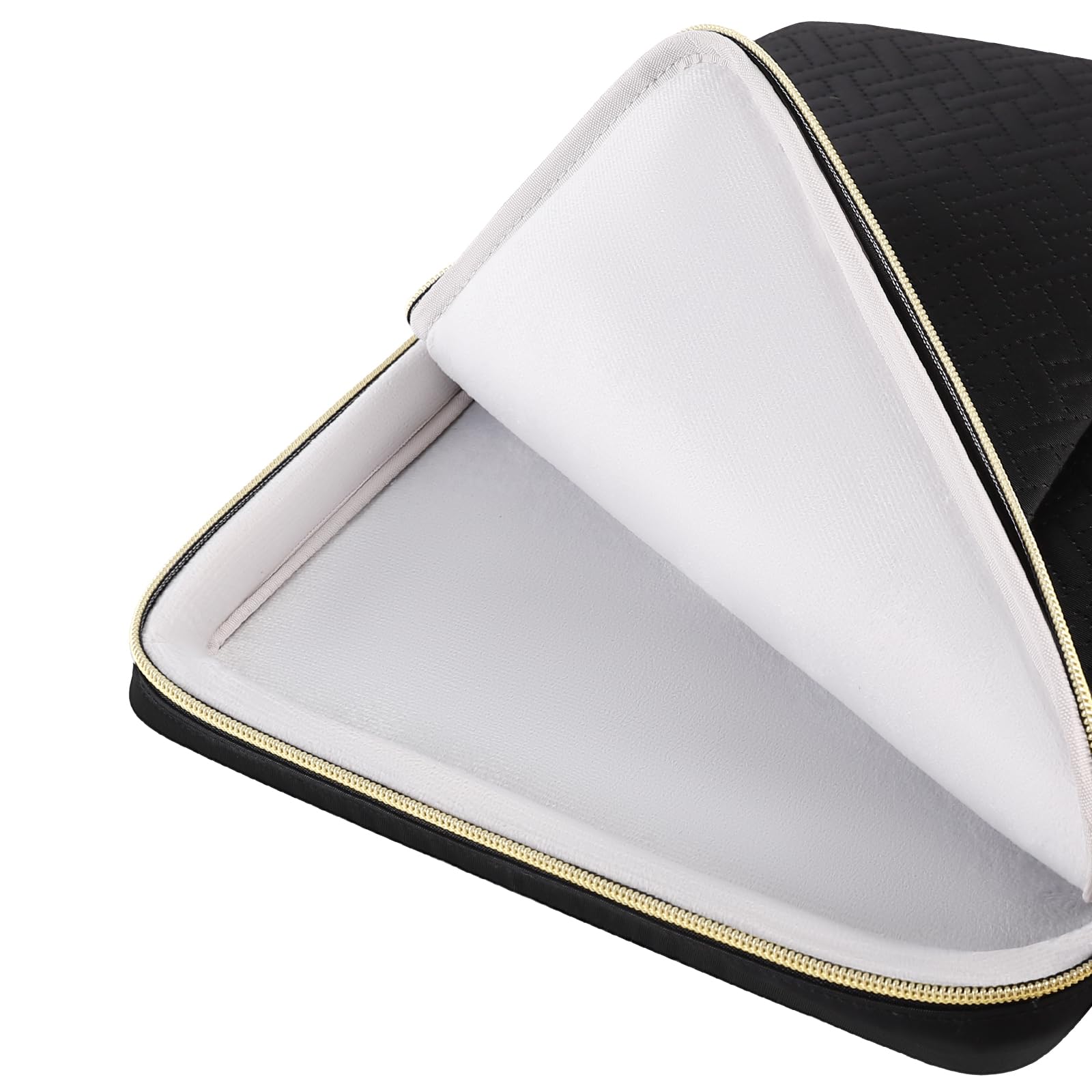 Domiso 16" housse PC noire zip doré avec pochette