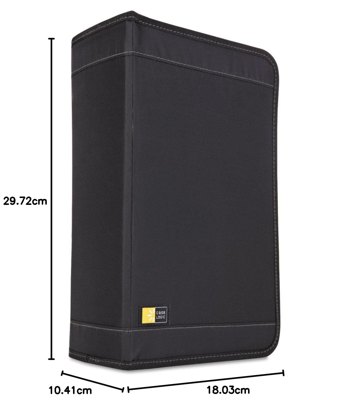 Case Logic CDW-128T étui CD nylon noir 144 CD