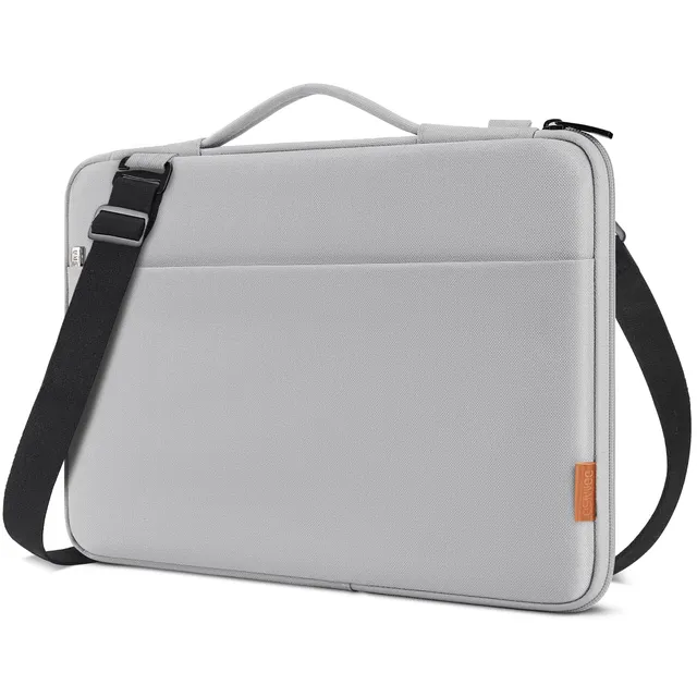 DOMISO 17,3 Pouces Housse Ordinateur Portable Gris Imperméable