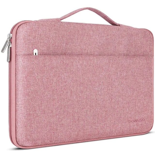 DOMISO 15,6 Pouces Housse Ordinateur Portable Rose Imperméable