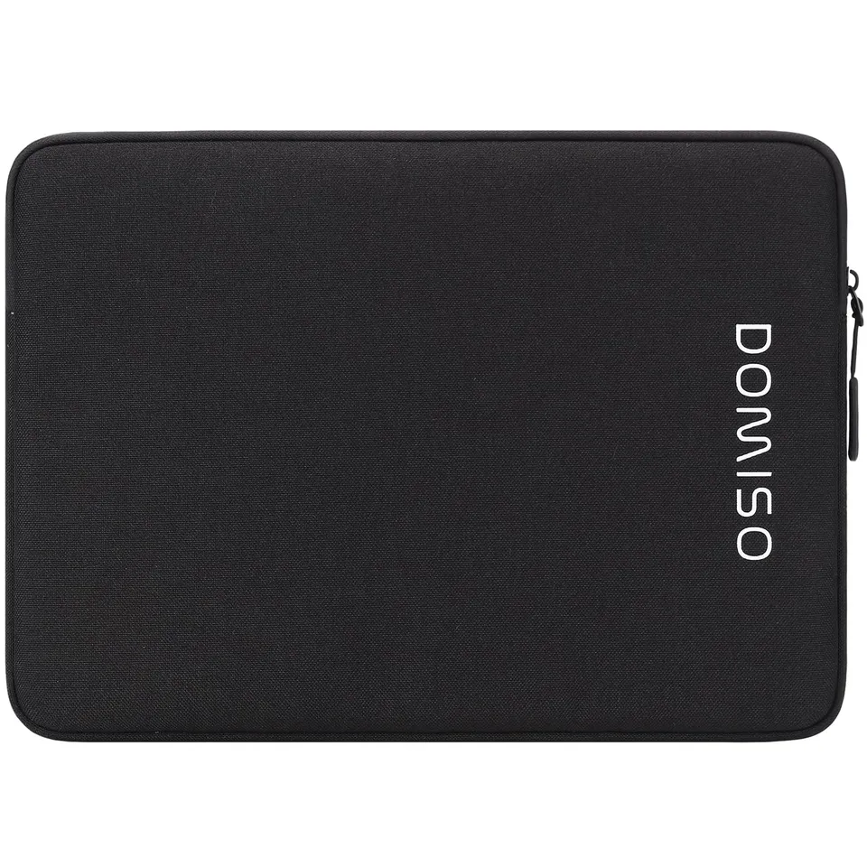 DOMISO 15,6 Pouces Housse Ordinateur Portable Noir Antichoc