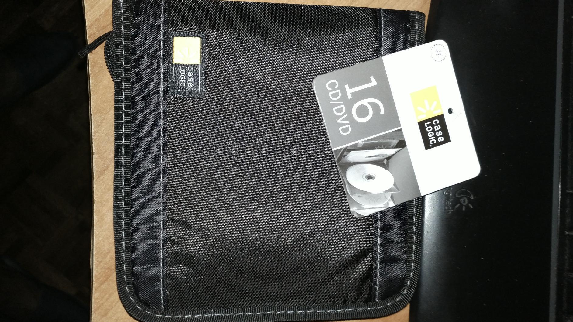 Case Logic CDW-16 CDW16 portefeuille CD DVD 16 disques Noir